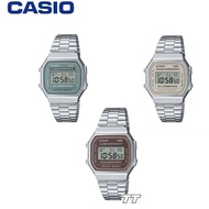 [2 YEARS WARRANTY] Casio Watches A168WA Digital Sports Watch Unisex Watches A168WA-3A A168WA-5A A168