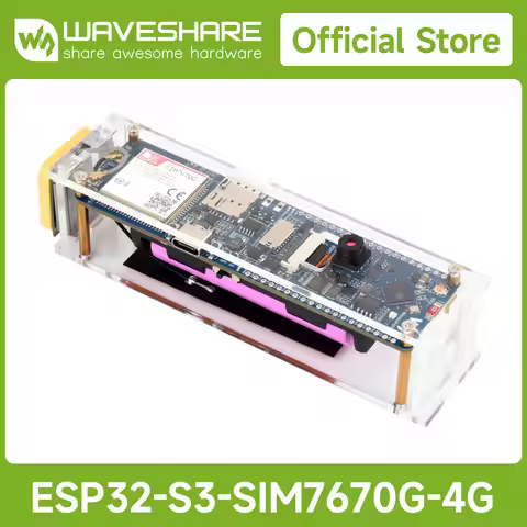 Waveshare ESP32-S3 SIM7670G 4G Development Board, LTE Cat-1/WiFi/Bluetooth/GNSS Positioning,Suitable