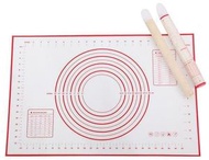 A39- 矽膠揉麵墊 烘培揉麵不粘墊 防滑不沾 40*60cm 附刻度 案板擀麵墊和麵墊 案板擀麵墊 麵墊 麵團墊 烘焙墊 烘焙用具