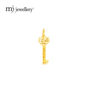 MJ Jewellery Gold Abacus Key Pendant B179  916 Gold & 375 Gold