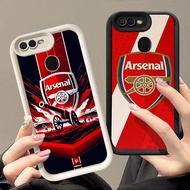 Q-6 Arsenal-FC Black white Case for OPPO A12 A12S A5S A11K A7