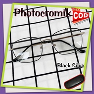 Kacamata Wanita Photocromic Free Boc+Lap Pembersih 6639 Blueray Fashion Frame Optik Minus
