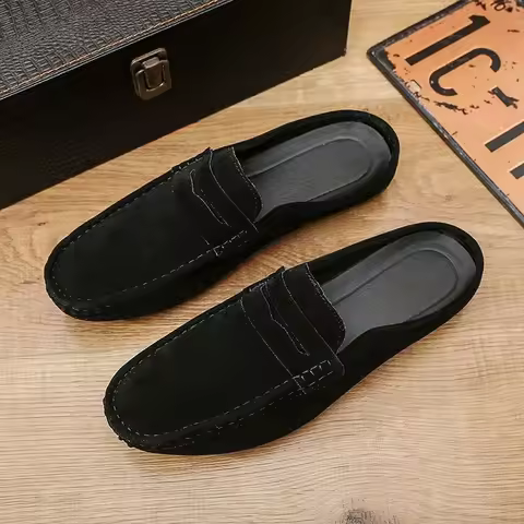 Sabot Shoes Mules Soft Half Slippers for Men Mascullino Fun Original Adult Summer Sale Y2k Rubber El