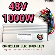 CONTROLLER 48V 1000W BLDC BRUSHLESS SEPEDA LISTRIK MOTOR LISTRIK 18