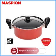 MERAH Maspion Dutch Oven Pan 24 cm - Red