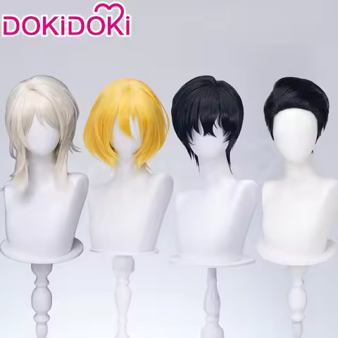 IN STOCK Don Quixote Yi Sang Faust Meursault Cosplay Wig Game DokiDoki Men 33cm Short Hair Don Quixo
