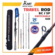PIONEER TRAVELLER TOURNAMENT XF TRAVEL ROD 6FT / 7FT / 8FT / 9FT / 10FT BAITCASTING SPINNING ROD