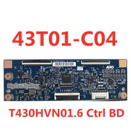 43T01-C04 1Pc Tcon Board T430hvn01.6 Ctrl Bd 43T01-C04 Tv T-Con Logic Board For Ua43j5088acxxz,guara