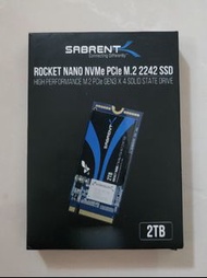 Sabrent NVMe M2 2242 SSD 2TB