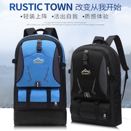 [Expandable] 65L Large Capacity Backpack Sports Outdoor Travel Backpack Men Women Hiking Bag Luggage