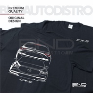 [BND] Mazda CX-5 F&R T-Shirt - CX5 T-Shirt Mazda T-Shirt CX5 T-Shirt Men's Distro T-Shirt Baju Lelak