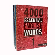 New 6 Books/Set 4000 Essential English Words Level 1-6 IELTS SAT Core Words English Vocabulary Book 