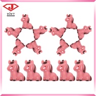 60 Pcs Fingernail Embellishments Animal Charms Cute Horse Stickers for Nails  yuanjingyouzhang