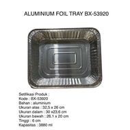 ALUMINUM FOIL TRAY BX-53920 - ALUMINUM FOIL TRAY CONTAINER BX 53920 { PRICE CONTAINS 1 PCS } FOOD CA