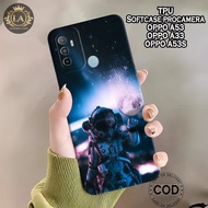 HP OPPO A53/A33/A53S - Leviora Case - Astronaut Fashion Case - OPPO A53/A33/A53S Softcase - Pro Came