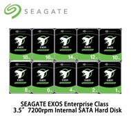 SEAGATE EXOS 3.5 Enterprise HDD 1TB/2TB/4TB/6TB/8TB/10TB/12TB/14TB/16TB/18TB SATA  7200 Turn/Point 256MB 3.5 Inch Hard Drive