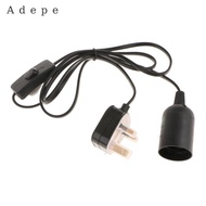 [Adepe] E27 Screw Light Lamp Bulb Holder Base Light Socket Cable Cord with On/Off