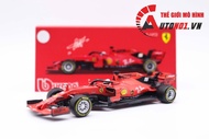 MÔ HÌNH XE F1 FERRARI SF90 #5 2019 HỘP MICA 1:43 BBURAGO 7545