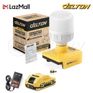 DELTON ไฟ หลอดไฟ LED 12W หลอดไฟดิมเมอร์ หรี่แสงไฟได้ Dimmer Cordless LED Work Light ไฟทำงาน ไฟไร้สาย