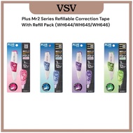 Plus Mr2 Series Refillable Correction Tape With Refill Pack (WH644/WH645/WH646)