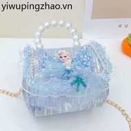 Bag Girl Cute Little Girl Princess Elsa Frozen Elsa Queen Handbag Elsa's Messenger Bag