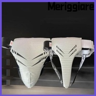MERIGGIARE Groin Guard, PU Leather Thickening Groin Cup,  Polyester Cloth Groin Protection Gear