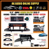 BMW 3 Series F30/F32 ( NBT ) 2013 -2017 Android Player 12.3" Inch Casing+Socket with Canbus LVDS Box