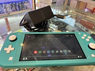 二手 Switch lite 主機湖水綠色 連主機充電線+保護貼