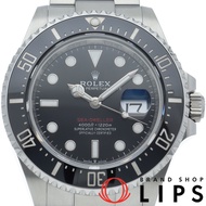 勞力士海使型腕錶，紅色海使型 126600，附原廠盒、保固卡，不鏽鋼材質，男士腕錶，黑色錶殼，拋光處理，成色極佳 [二手]