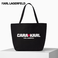 KARL LAGERFELD - CARA LOVES KARL CANVAS SHOPPER 226M3964 กระเป๋าถือ