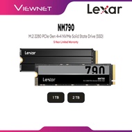 Lexar NM790 M.2 2280 PCIe 4.0 Gen4x4 NVMe Solid State Drive SSD (without/with Heatsink) - 1TB/2TB