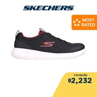 Skechers สเก็ตเชอร์ส รองเท้าผู้ชาย Men GOwalk Max Progressor Walking Shoes - 216231-BKRD Air-Cooled Goga Mat 5-Gen Technology Ortholite