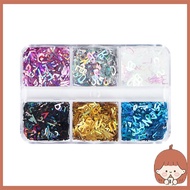 Silin English Letters Glitter Sequins Flakes Resin UV Epoxy Mold Fillings Nail Art Decorations DIY Crafts Jewelry Making