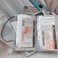 (新品）t Storage Book Ticket Postcard Ticket Stub Ticket INS High-Value Collection Book//8.3❁