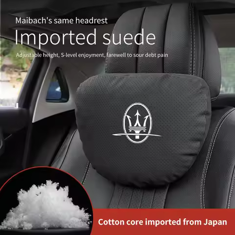 Maserati Levante Ghibli Grecale Coupe Quattroporte GranTurismo MC20 Spyder Car Headrest Neck Support