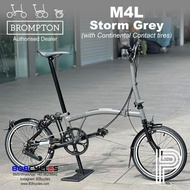 Brompton P-Line "M4L" Storm Grey