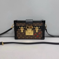 LV路易威登 petite malle老花黑色硬盒子