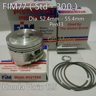 Piston Piston kit FIM Vario 125 Pen Pin 13 std - os200 (52.4 mm - 54.4 mm)