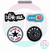 Emblem PATCH Sewing Embroidery Band BLINK 182 Logo Iron Patch Embroidery Sewing Accessories Emblem E