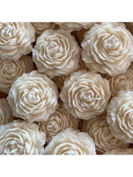 3d玫瑰花矽膠模具套裝,玫瑰矽膠模具,適用於製作肥皂,蠟燭,手工製作巧克力,糖果,蛋糕裝飾