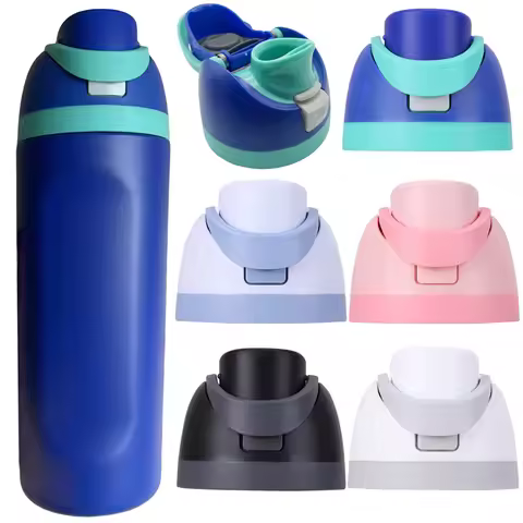 Water Bottle Top Cap No Leakage One-Touch Water Bottle Cap One Button Water Bottle Top Lid for Owala
