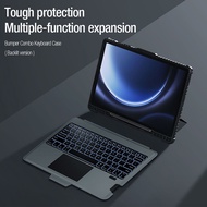 Nillkin 3 In 1เคส iPad สำหรับซัมซุงกาแล็กซีแท็บ S9 FE + / S9 FE Plus 5G ฝาหลังเคสคีย์บอร์ดบลูทูธ (มา