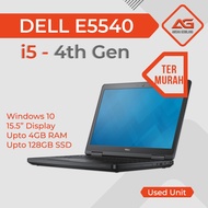 Dell Latitude E5540 Core i5-4th Gen 3.0Ghz 4GB RAM 128 SSD 15" screen display