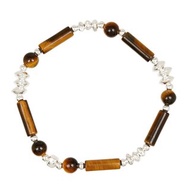 【正佳珠寶】黃虎眼 亮銀虎眼桶珠 黃虎眼手珠