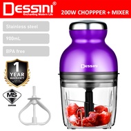 DESSINI ITALY RS-1686 900mL Capsule Cutter Spin Chopper Blender Grinder Mixer Mincer Masher Juicer P