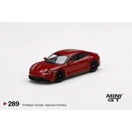 Mini GT 1 / 64 Porsche Taycan Turbo S Carmine Red