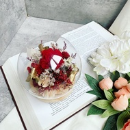 【康乃馨永生花星球夜燈禮盒】鋼鐵人媽媽—全能大神|永生花夜燈