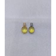 Gmmissy Golden prehnite silver925 pendant 金葡萄纯银925吊坠 1247