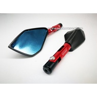Side Mirror CNC Motor Fairing Bracket With Rubber R15 Pulsar R25 KR150 Ninja 250 ER6F R1 R6 CBR250RR