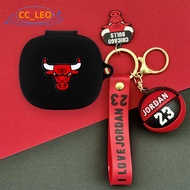 For Anker Soundcore R50i NC Case Creative Soccer Basketball Keychain Pendant Soundcore P30i Silicone